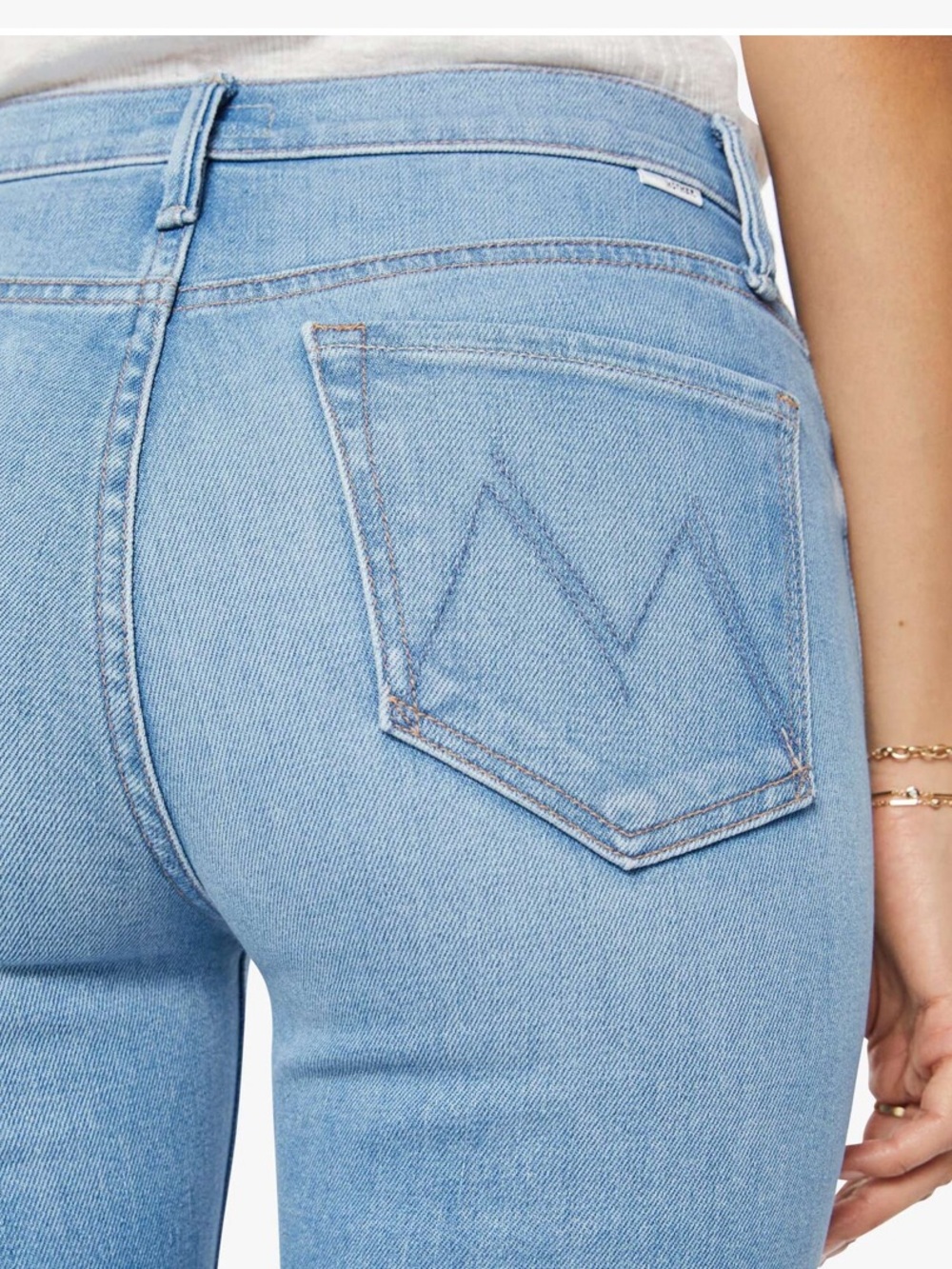 Mother Denim - The Doozy - High Rise Wide Leg Flare - Long Inseam - Size 30 NWT - Picture 12 of 13